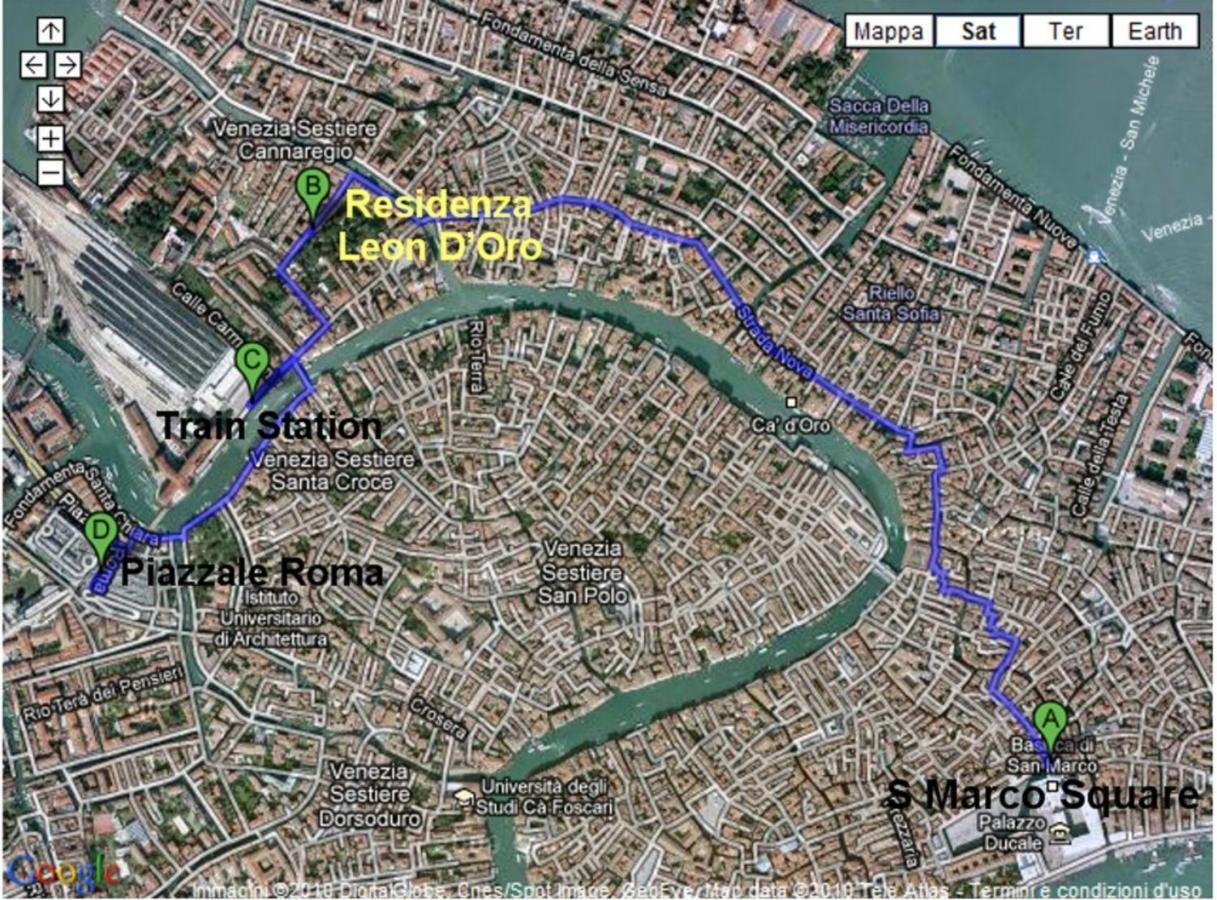 Residenza Leon D'Oro Lägenhet Venedig Exteriör bild